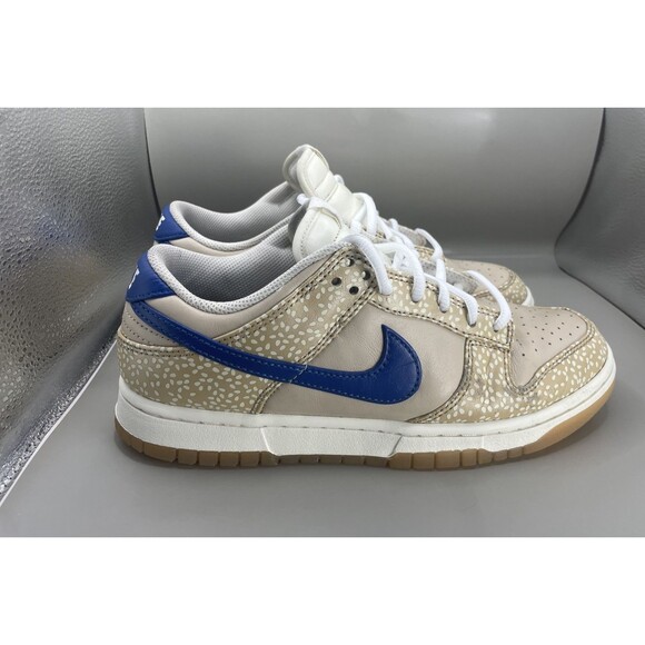 2023 Nike Dunk Low Montreal Bagel Sesame Mens 7.5 Tan Blue Gum DZ4853-200 main image 4